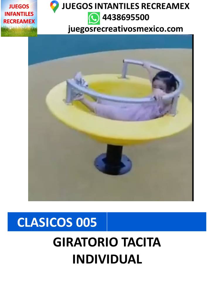 taza giratoria individual